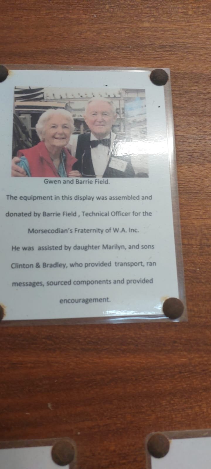 Morse Code – Barry Field